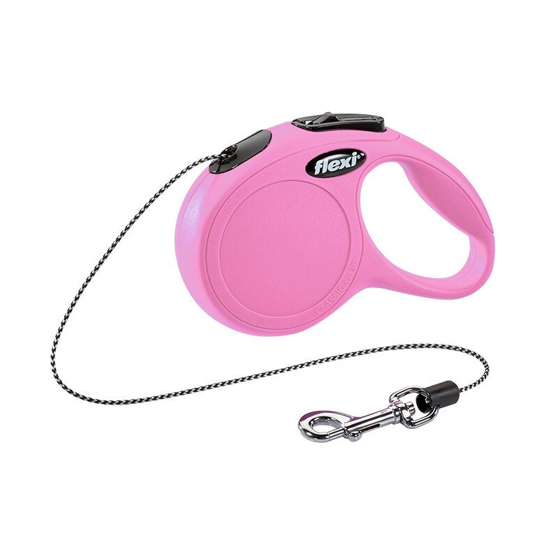 Smycz FLEXI New Classic XS (3 m - 8 kg) Różowy