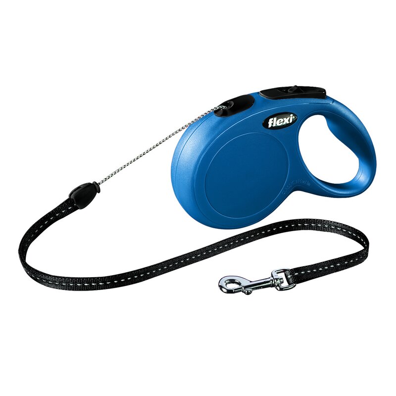 Smycz FLEXI New Classic M (8 m - 20 kg) Niebieski