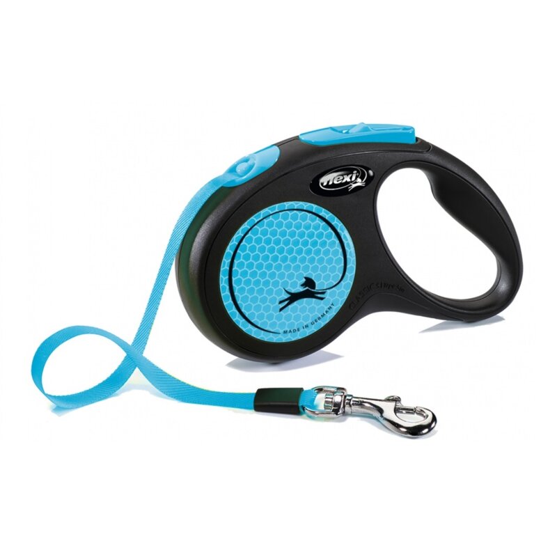 Smycz FLEXI New Classic S (5 m - 15 kg) Niebieski