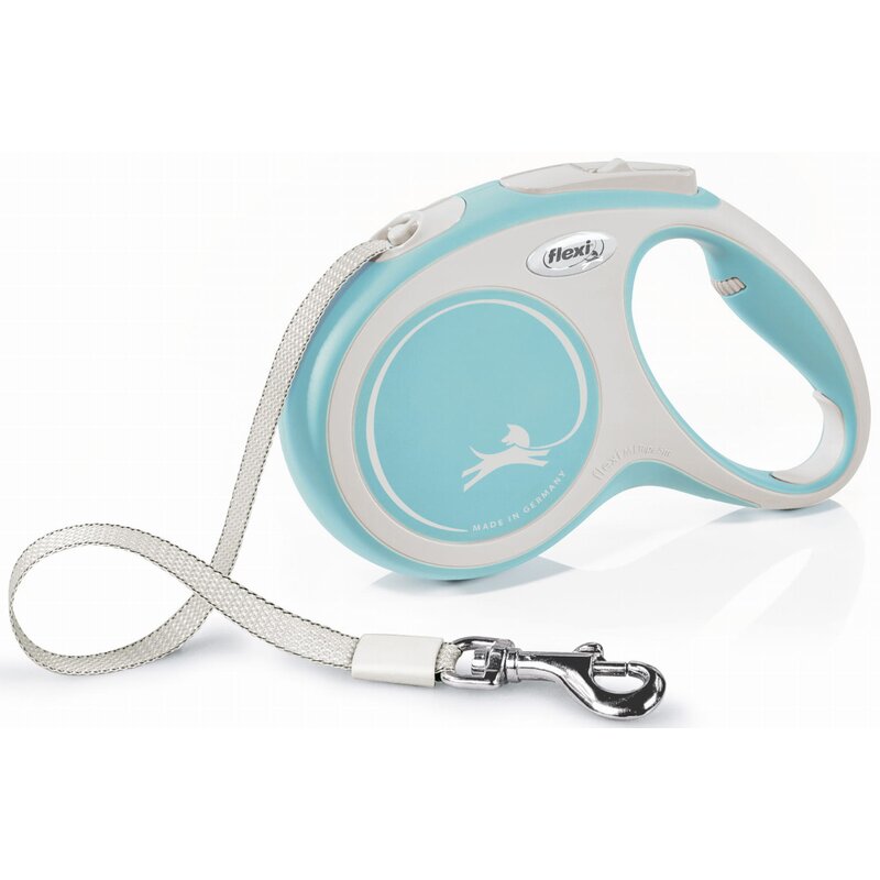 Smycz FLEXI New Comfort M (5 m - 25 kg) Błękitny