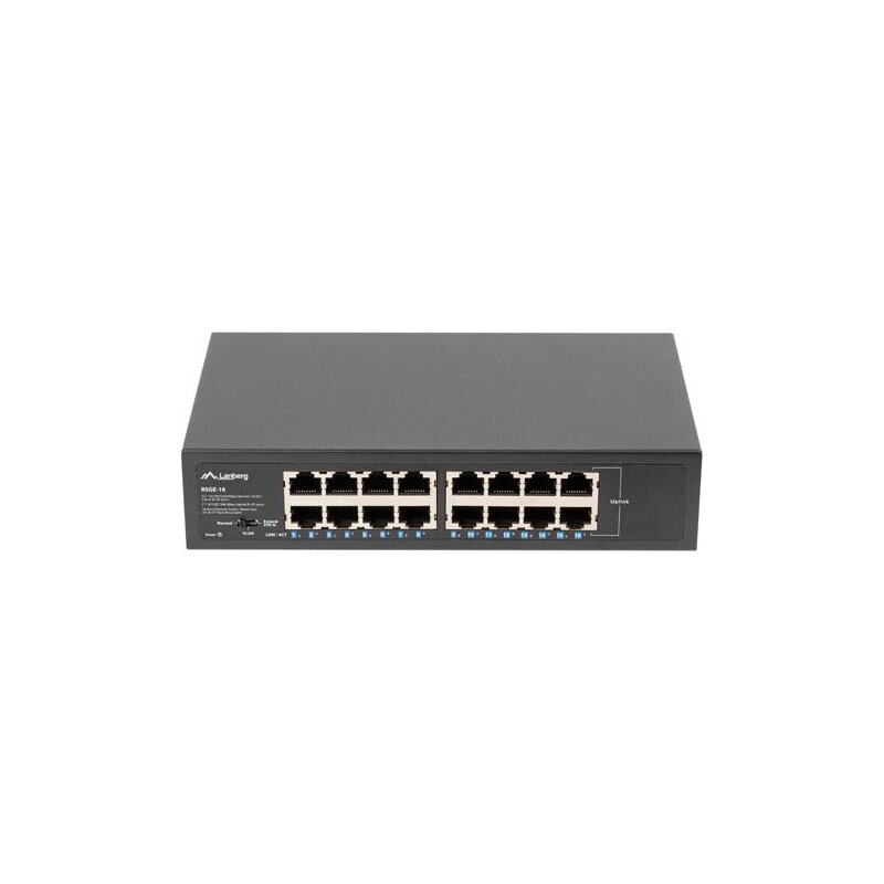 Lanberg Switch 16X1GB Gigabit Ethernet rack RSGE-16