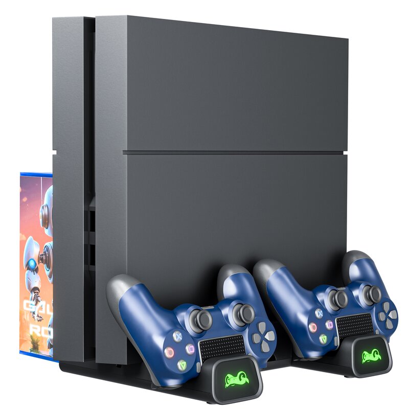 Podstawka chłodząco - ładująca FROGGIEX do PS4 Czarny