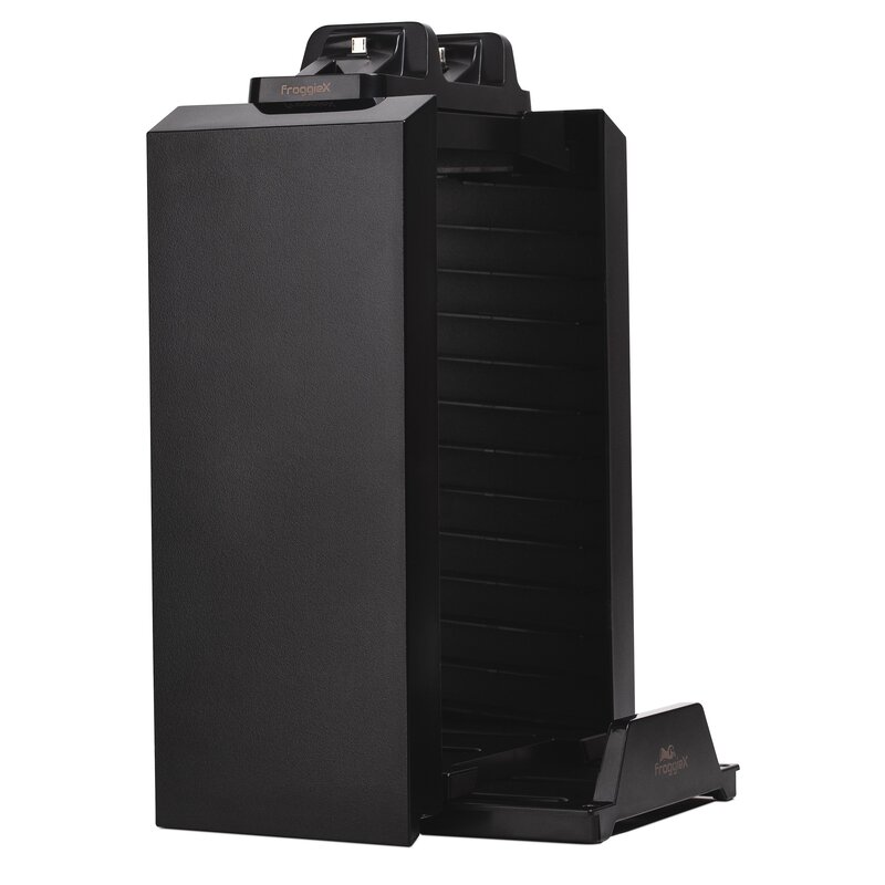 Stacja dokująca FROGGIEX z funkcja stojaka na płyty Czarny