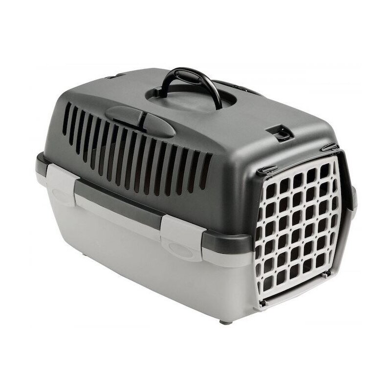 Transporter STEFANPLAST Gulliver 1 z plastikowymi drzwiczkami Szary