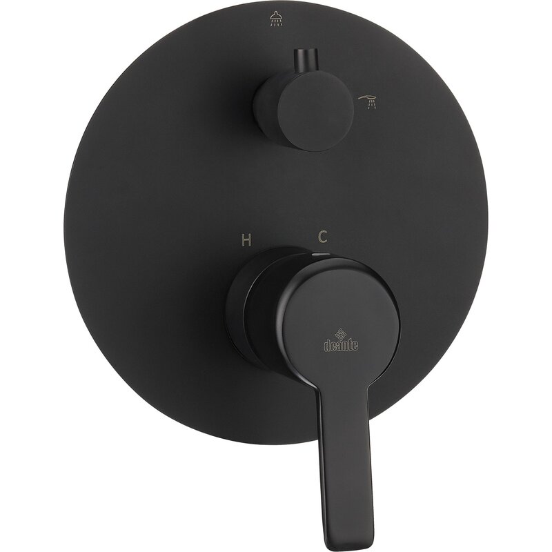 Bateria podtynkowa DEANTE Arnika Nero BQA N44P Czarny mat