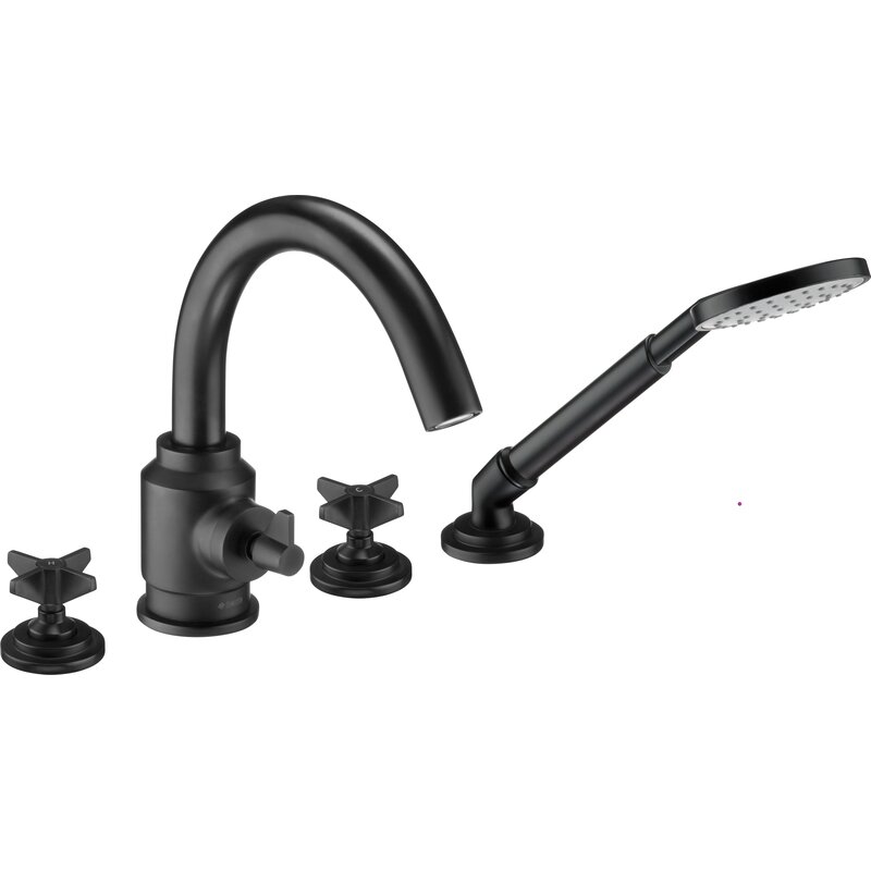 Bateria wannowa natynkowa DEANTE Temisto Nero BQT N14D Czarny