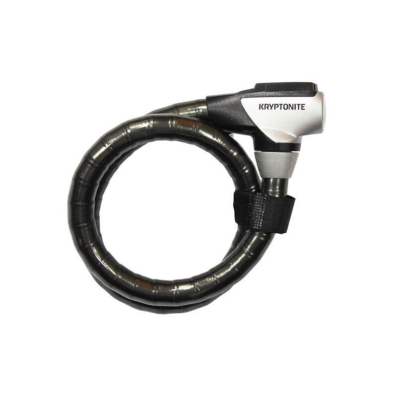 Zapięcie rowerowe KRYPTONITE Kryptoflex 2080 004158 Linka Czarny