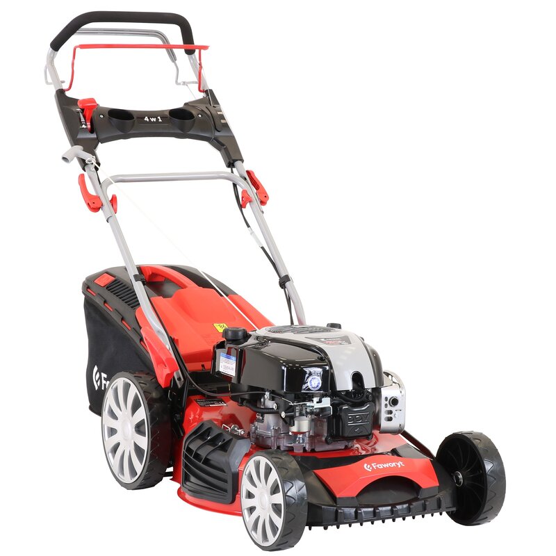 Kosiarka spalinowa FAWORYT SHA51BS750N-4W1 z napędem, 51 cm, 161 cm3, mulczowanie, kosz 60L silnik Briggs & Stratton