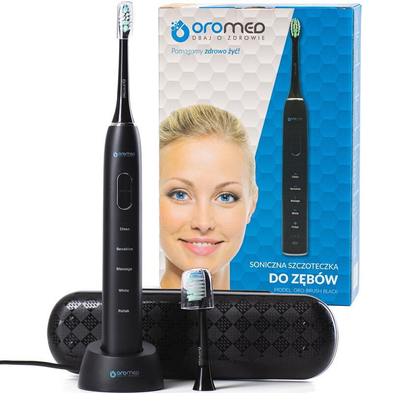 Szczoteczka soniczna OROMED ORO-BRUSH Czarny