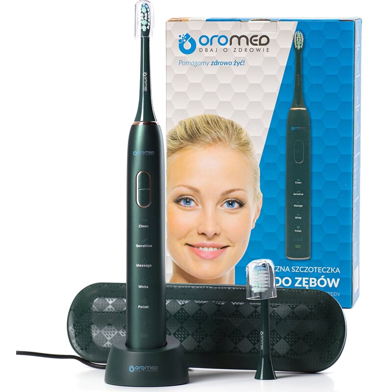Szczoteczka soniczna OROMED ORO-BRUSH GREEN