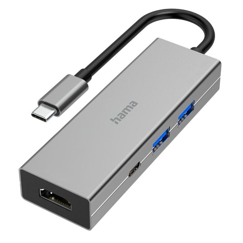 Hub HAMA 200107 USB Typu C, Pasywny