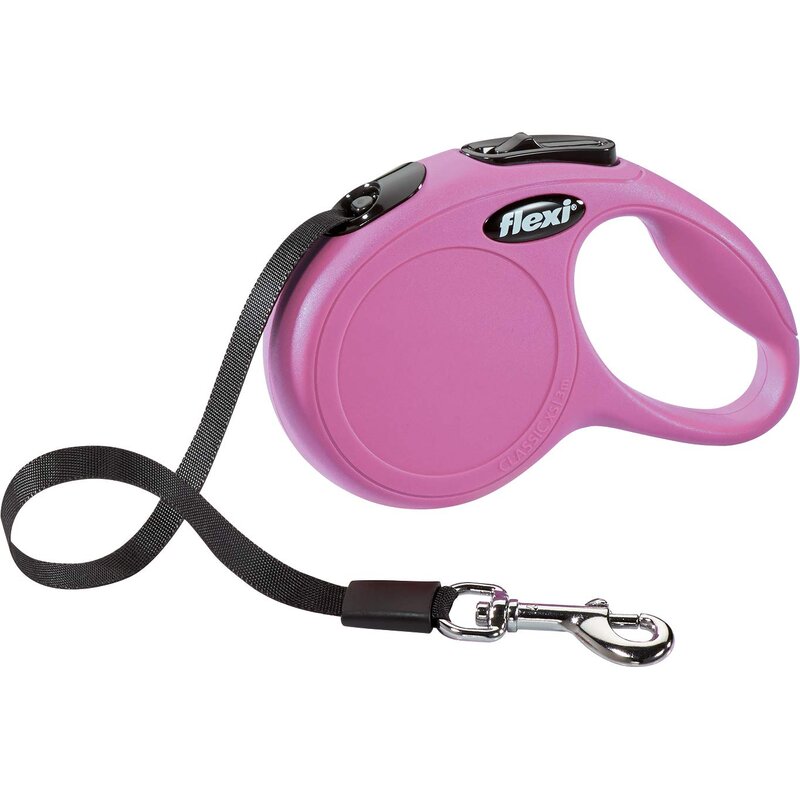 Smycz FLEXI New Classic XS (3 m - 12 kg) Różowy