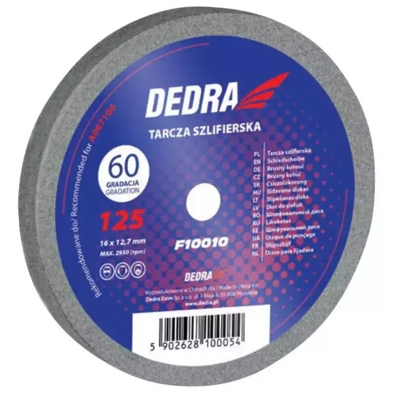 Tarcza do szlifowania DEDRA F10010 125 mm