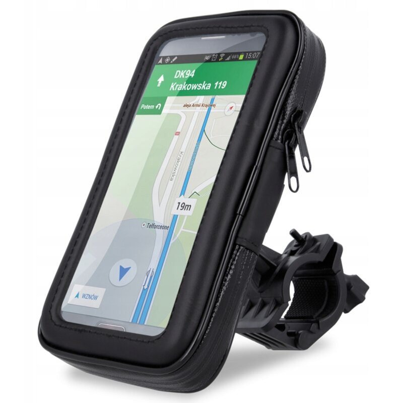 Uchwyt na telefon do roweru SETTY UR-03 XL Czarny