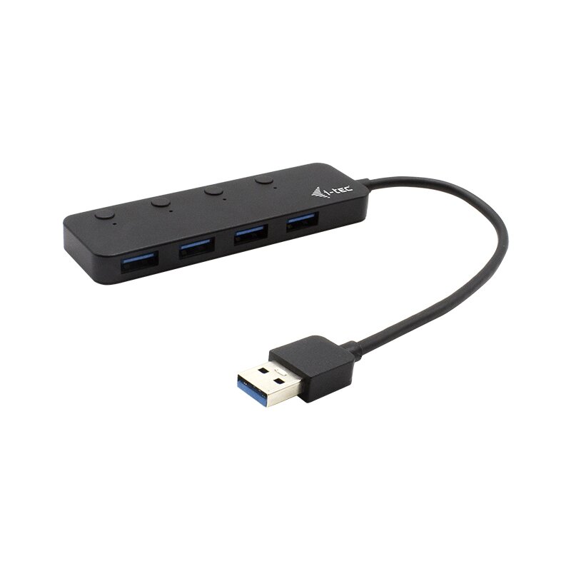 i-tec Hub USB USB 3.0 Metal HUB 4 Port On/Off