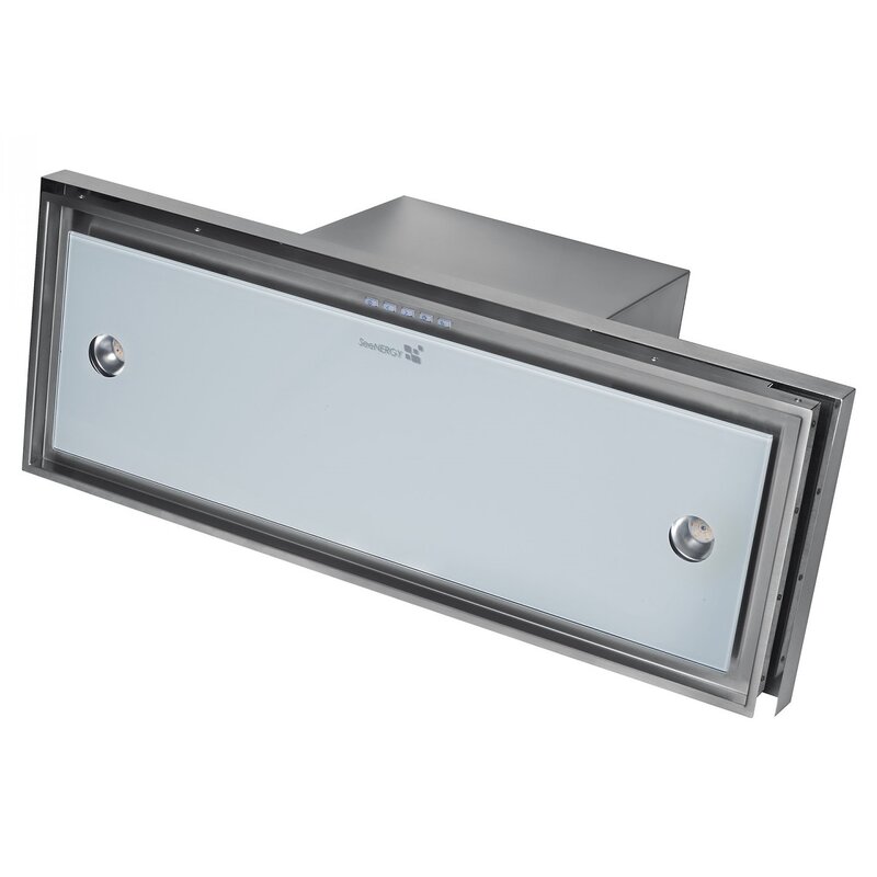 Okap SEENERGY Iris Incasso Vetro 76 Biały