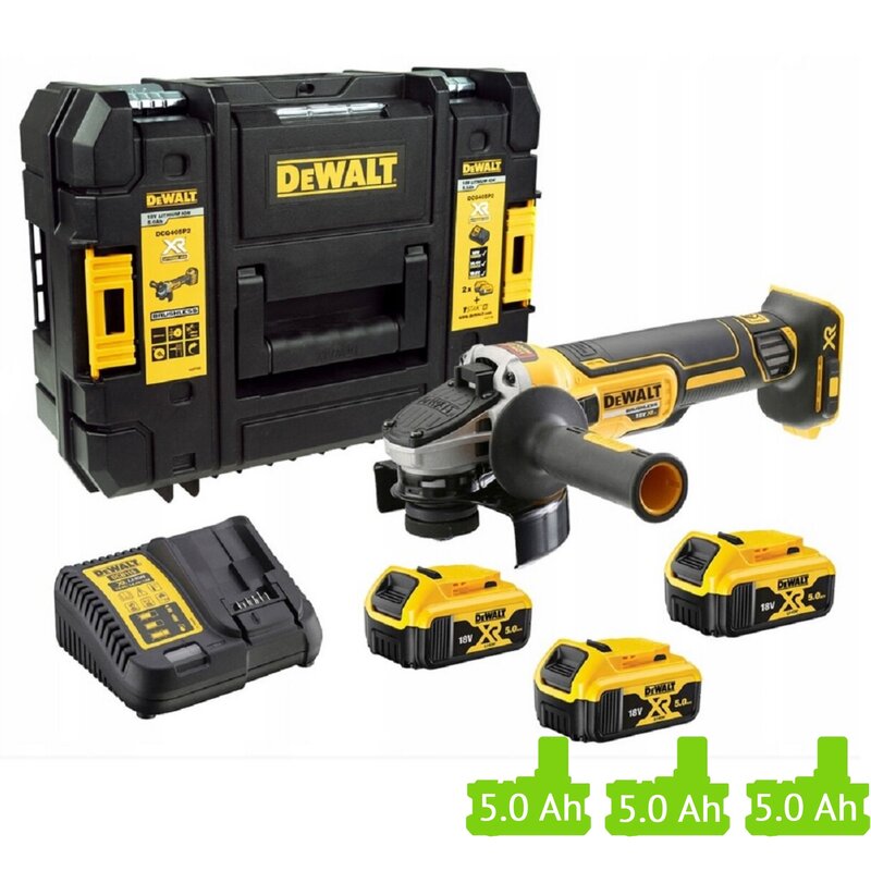 Szlifierka kątowa akumulatorowa DEWALT DCG405P3