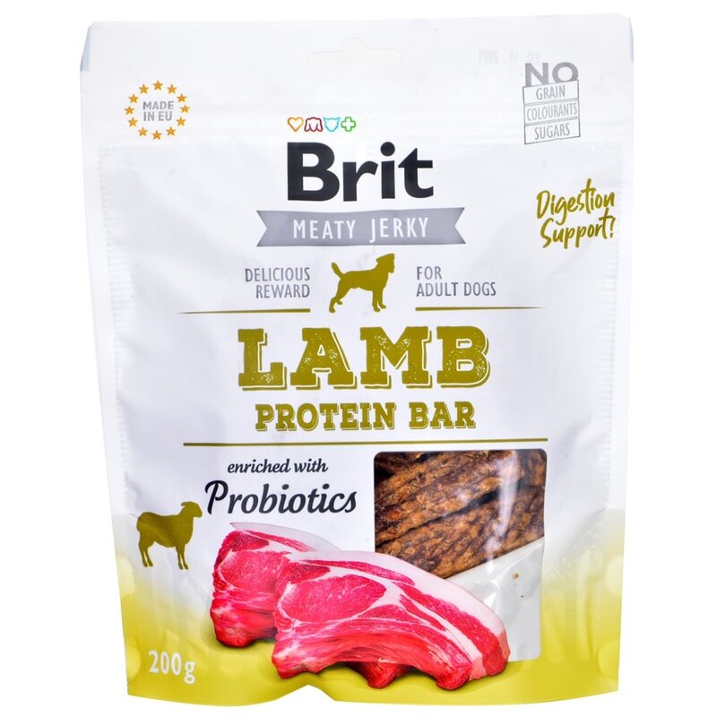 Przysmak dla psa BRIT Jerky Lamb Protein Bar 200 g