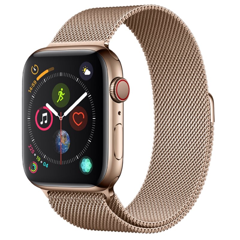 Pasek DEVIA Elegant Milanese do Apple Watch do koperty 38/40/41mm Złoty