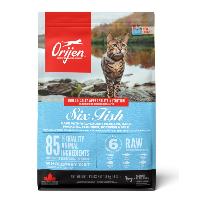 Karma dla kota ORIJEN Six Fish Cat 1.8 kg