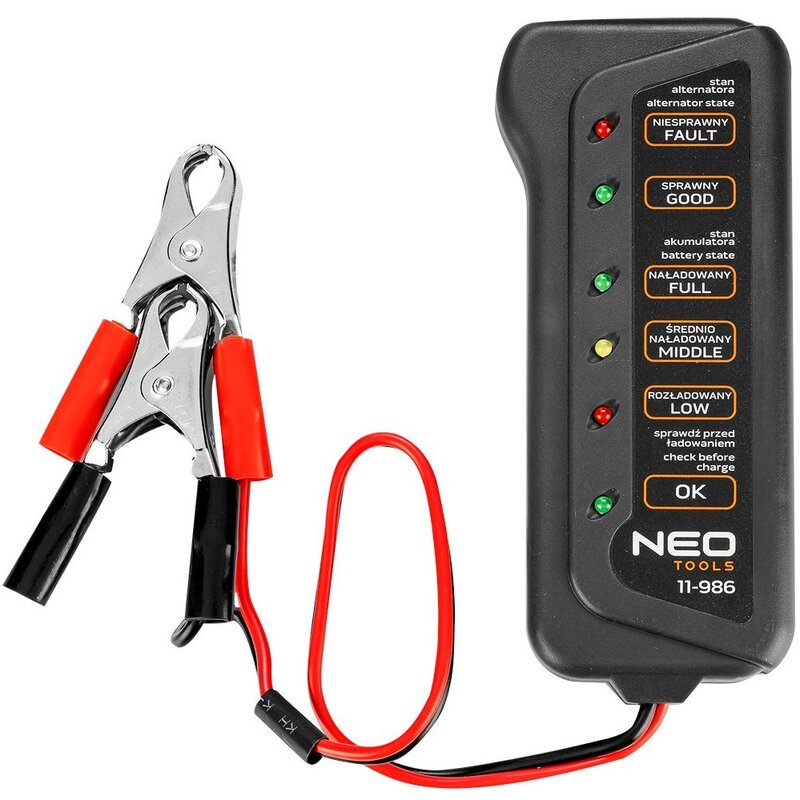 Tester akumulatorów NEO TOOLS 11-986