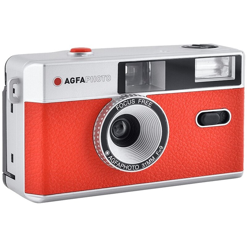 AgfaPhoto Reusable Photo Camera 35mm Czerwony