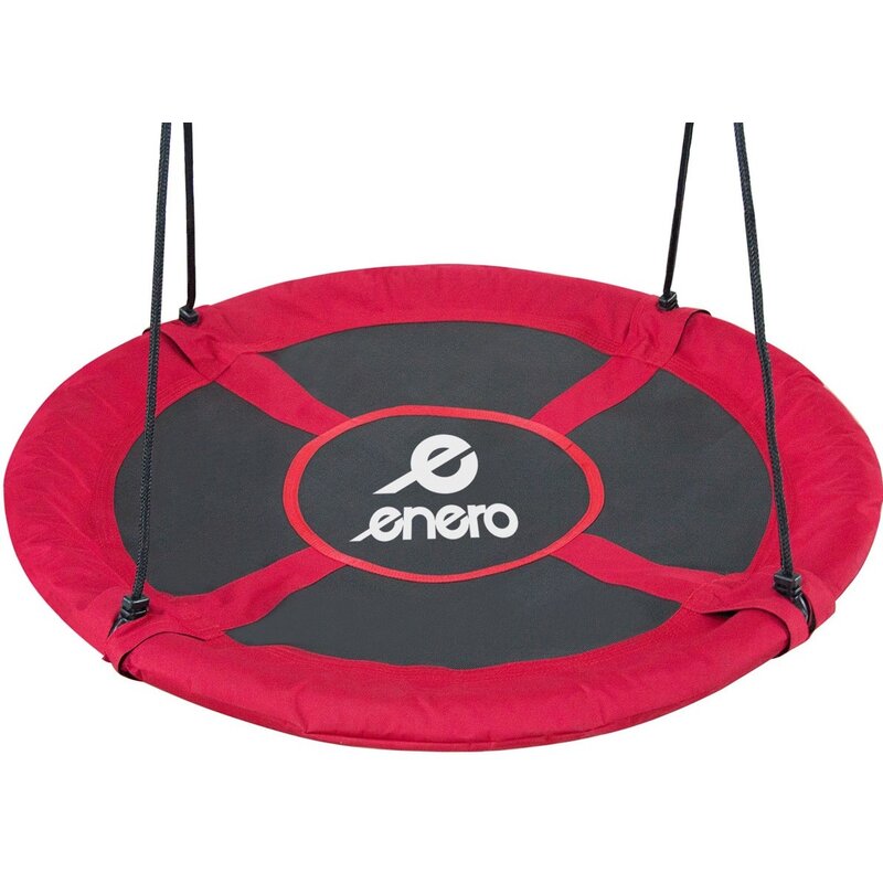 Huśtawka ogrodowa ENERO Bocianie Gniazdo 110 cm Czerwony