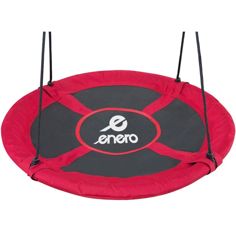 Huśtawka ENERO Bocianie gniazdo 95 cm Czerwony