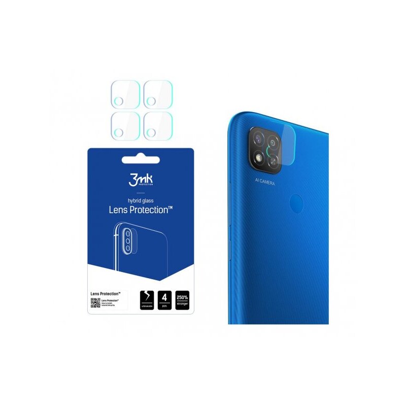Szkło hybrydowe na obiektyw 3MK Lens Protection do Xiaomi Redmi 9C
