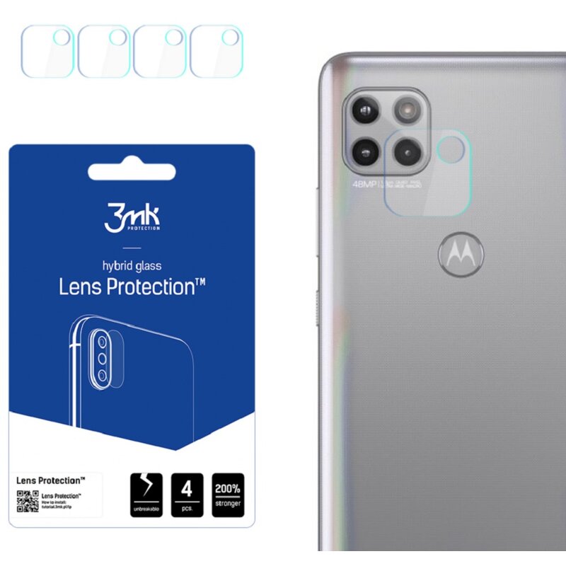 Szkło hybrydowe 3MK Lens Protection do Motorola One Ace 5G