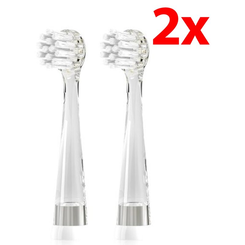 Oryginalna końcówka szczoteczki MERIDEN Kiddy Mini (2 szt.) (Delikatne dla dziąseł)