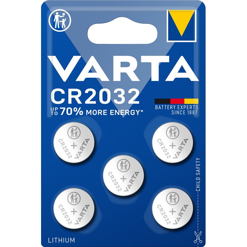Baterie CR2032 VARTA (5 szt.)