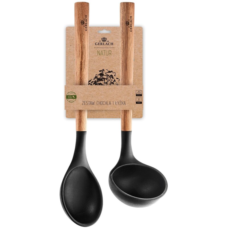 Zestaw przyborów kuchennych GERLACH Natur 032CH (2 elementy)