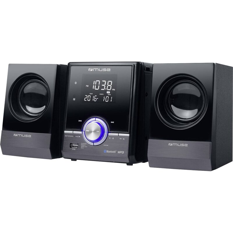 Wieża MUSE M-38 BT Czarno-srebrny