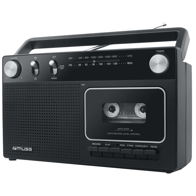 Radiomagnetofon MUSE M-152 RC Czarny
