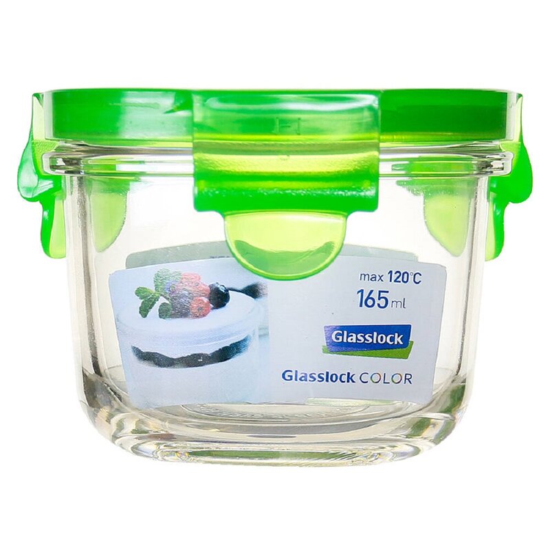 Pojemnik szklany GLASSLOCK Color Line MCCB-016-COGR 0.165 L Zielony