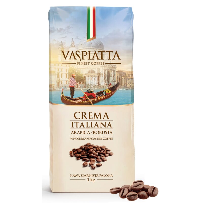 Kawa ziarnista VASPIATTA Crema Italiana 1 kg