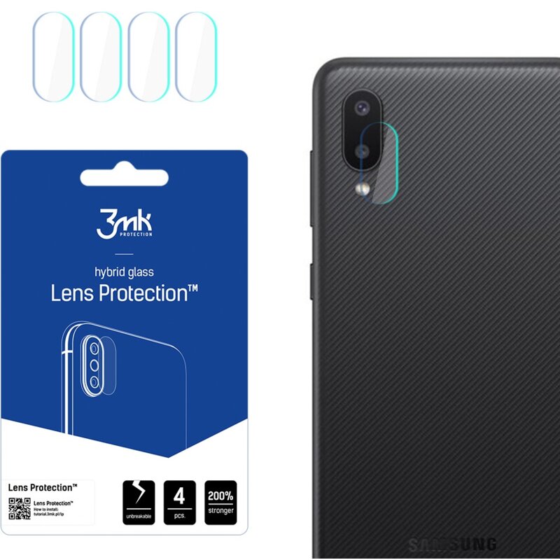 Szkło hartowane 3MK Lens Protection do Samsung Galaxy A02