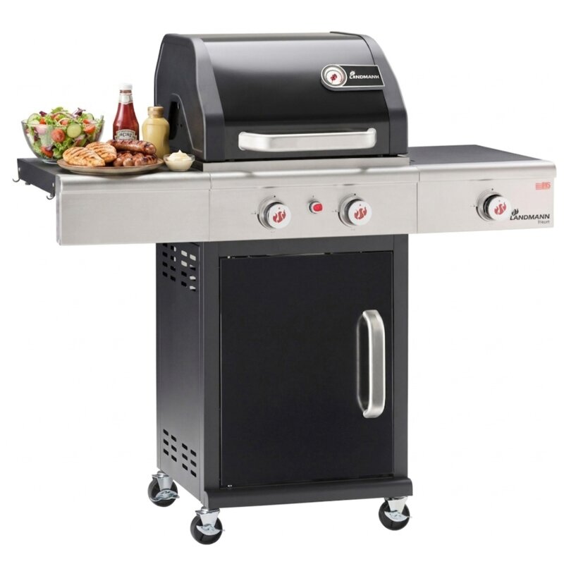 Grill ogrodowy gazowy LANDMANN Triton maxX PTS 2.1 12915 10.9 kW 44 x 48 cm