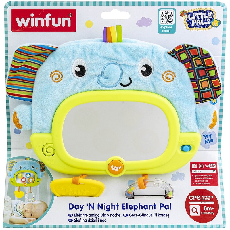 Zabawka SMILY PLAY Słonik Na dzień i noc 000175