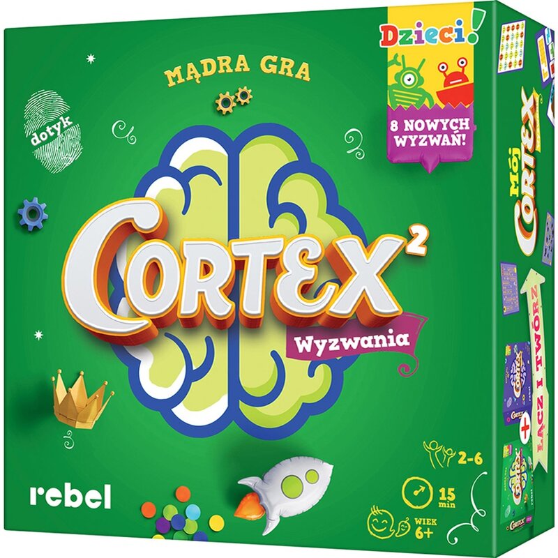 Gra karciana REBEL Cortex dla Dzieci 2 107860