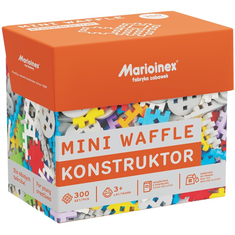 Klocki elastyczne MARIOINEX Mini Waffle Konstruktor 902271