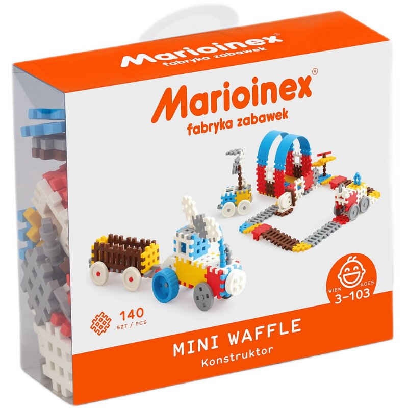 Klocki elastyczne MARIOINEX Mini Waffle Konstruktor 902820