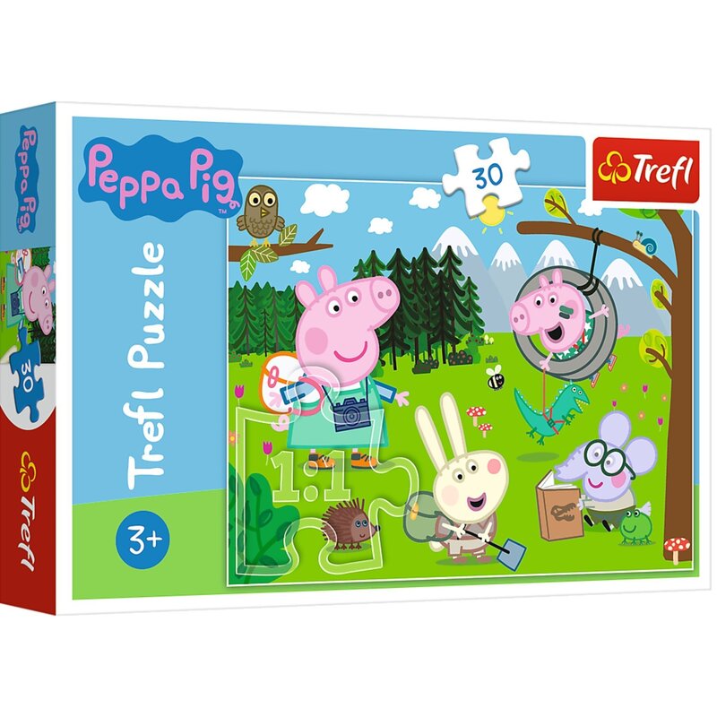 Puzzle TREFL Świnka Peppa Leśna wyprawa 18245 (30 elementów)