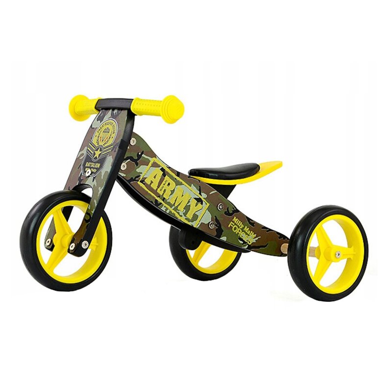 Rowerek biegowy MILLY MALLY Jake 2w1 Army