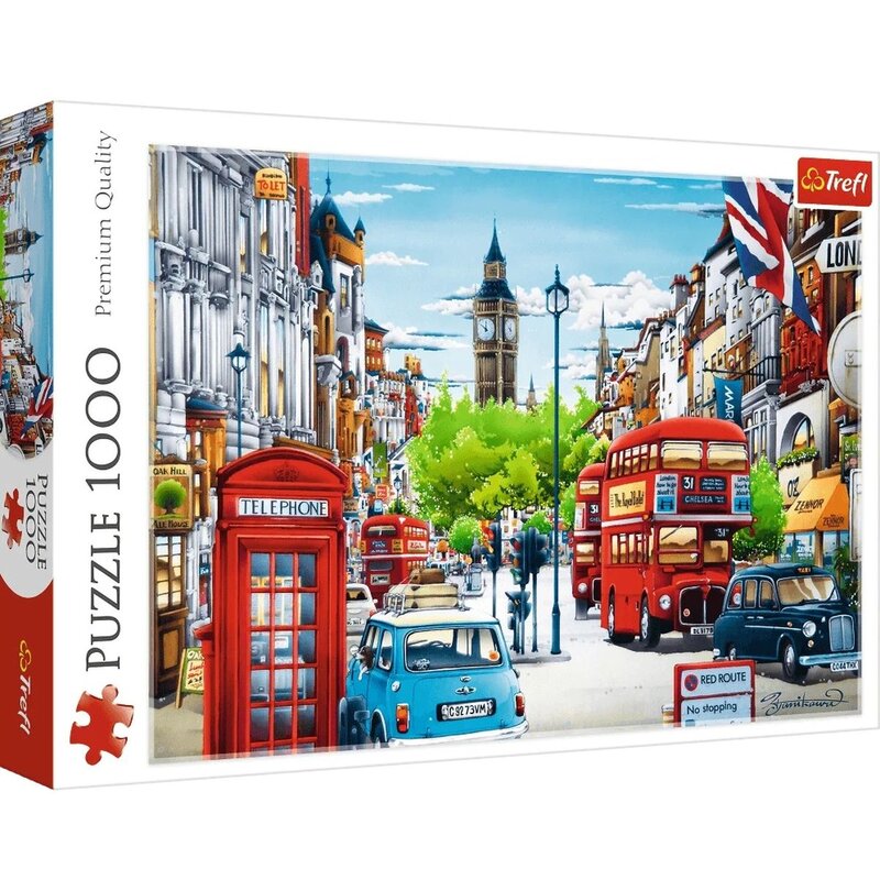 Puzzle TREFL Ulica Londynu 10557 (1000 elementów)