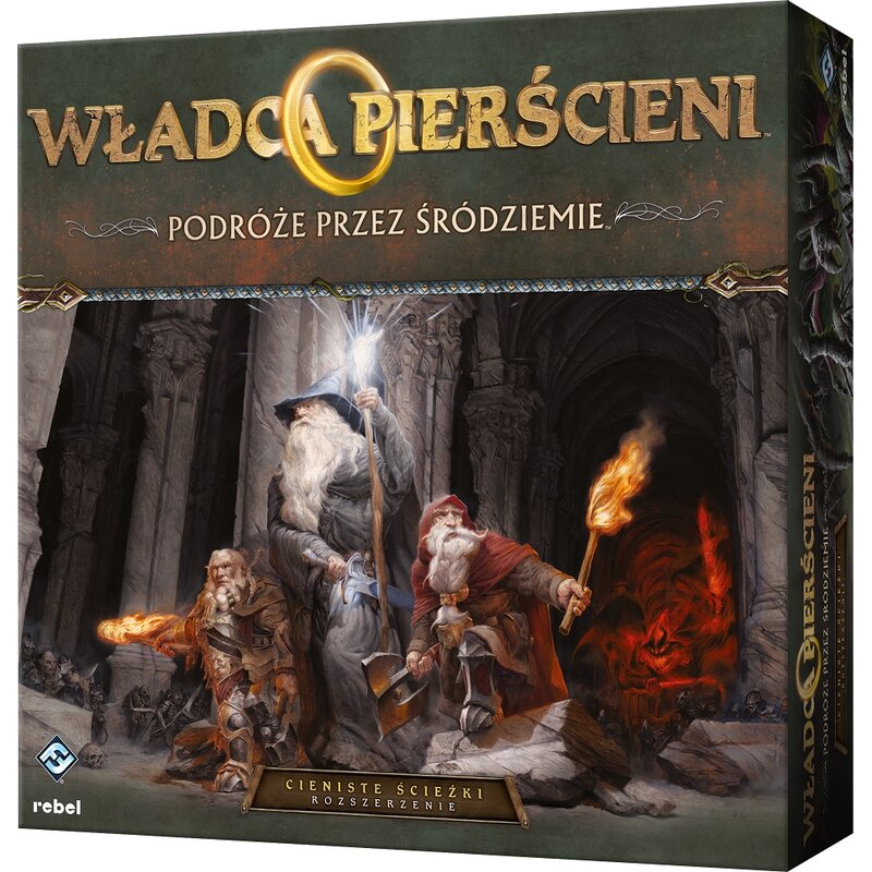 Gra planszowa REBEL Władca Pierścieni Podróże przez Śródziemie Cieniste ścieżki