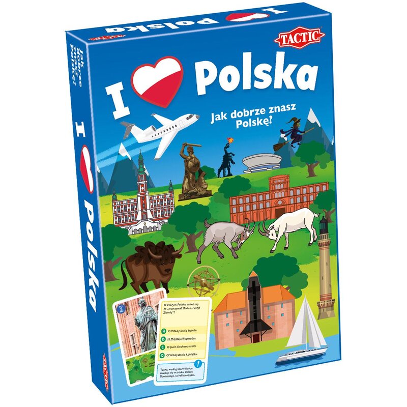 Gra planszowa TACTIC I Love Polska 56428
