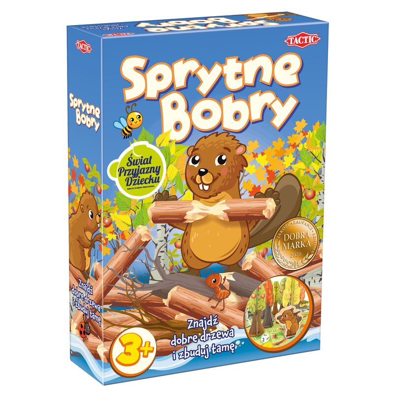 Gra planszowa TACTIC Sprytne Bobry 56884