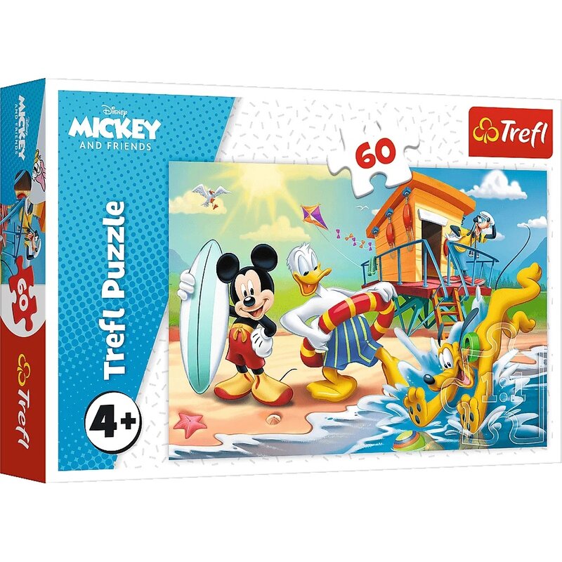 Puzzle TREFL Myszka Miki Ciekawy dzień Mikiego i przyjaciół 17359 (60 elementów)